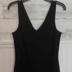 Sleeveless black dress